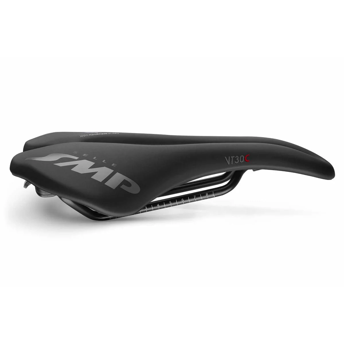 Selle SMP VT30C Largeur 155mm Rails Acier Noir - Image 2