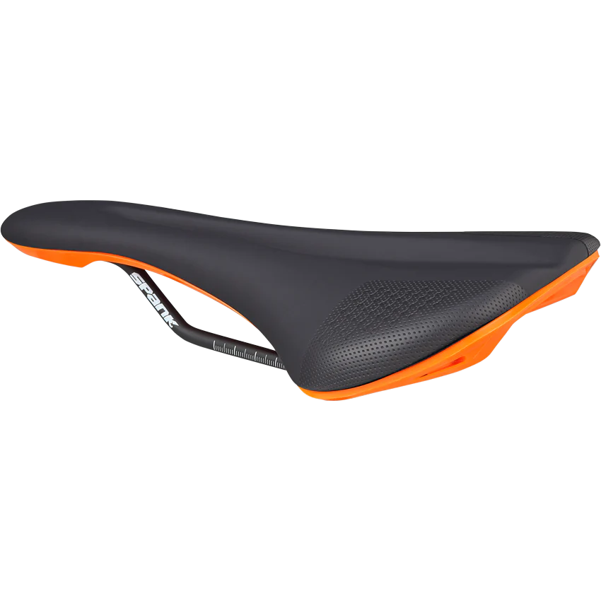 Selle SPANK OOZY 280 144mm Rails CrMo Orange - Image 2