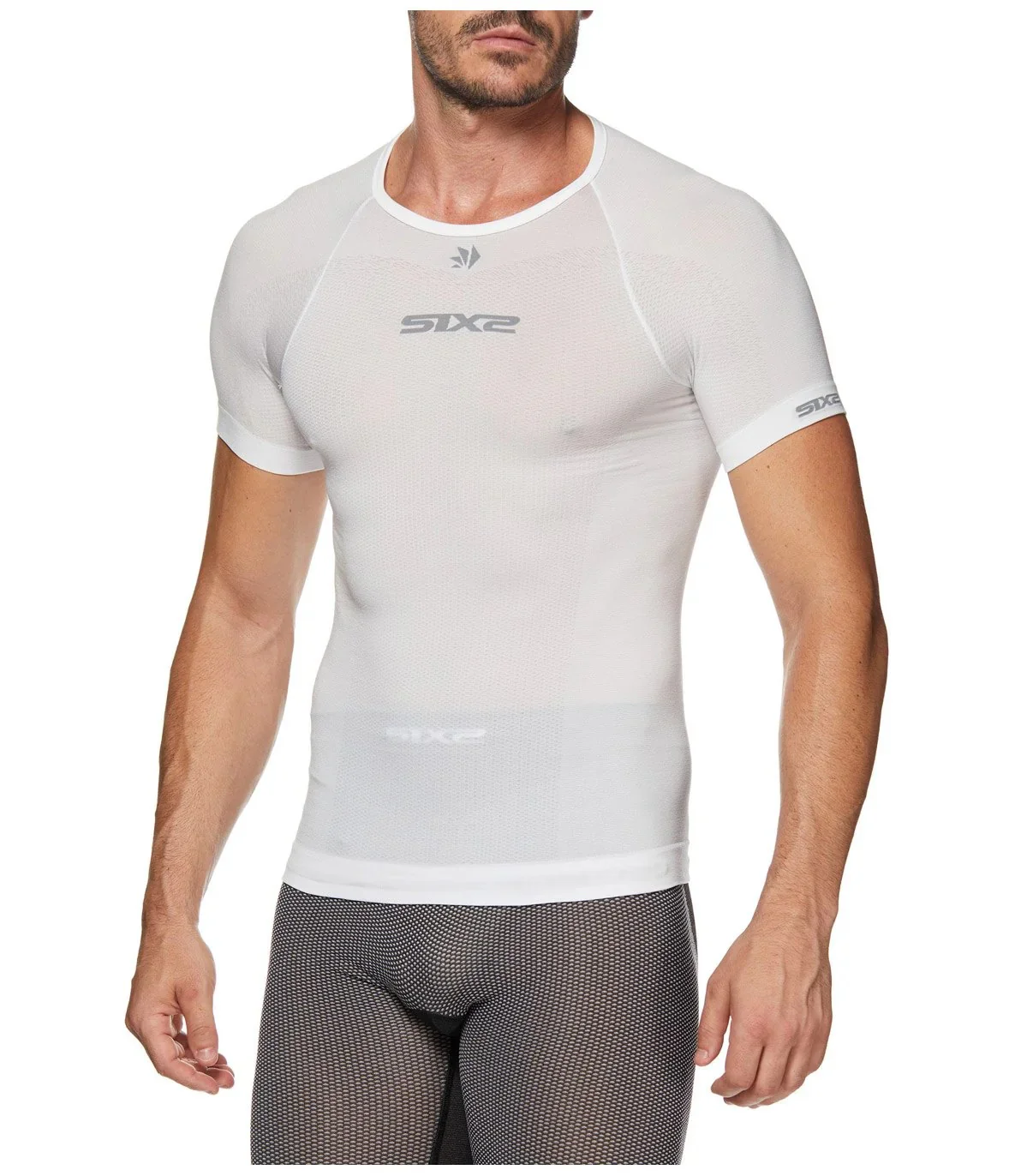 Sous-Vêtement SIXS TS1L BT Manches Courtes Blanc Carbon - Image 3
