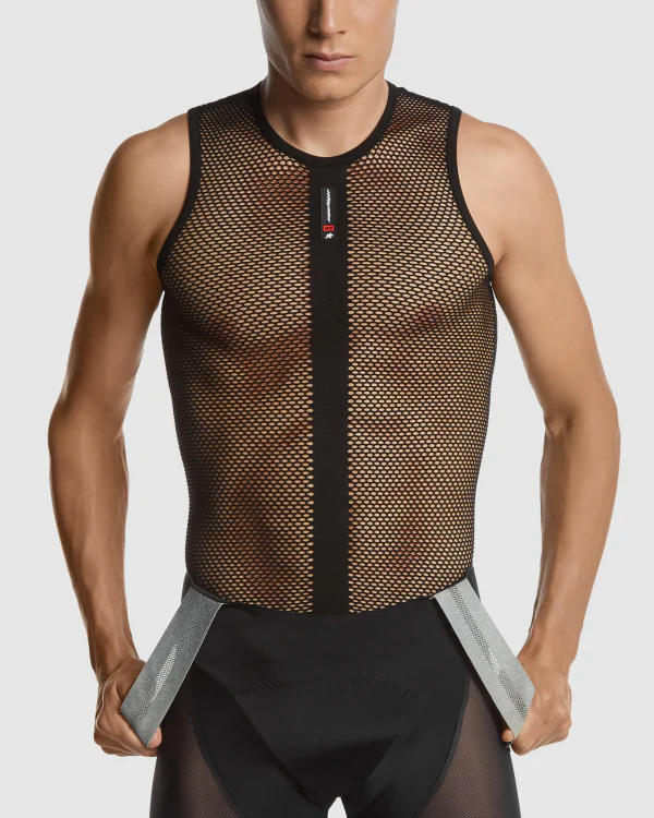 Sous-Vêtement Technique ASSOS SKIN LAYER SUPERLEGER Sans manches Noir - Image 5