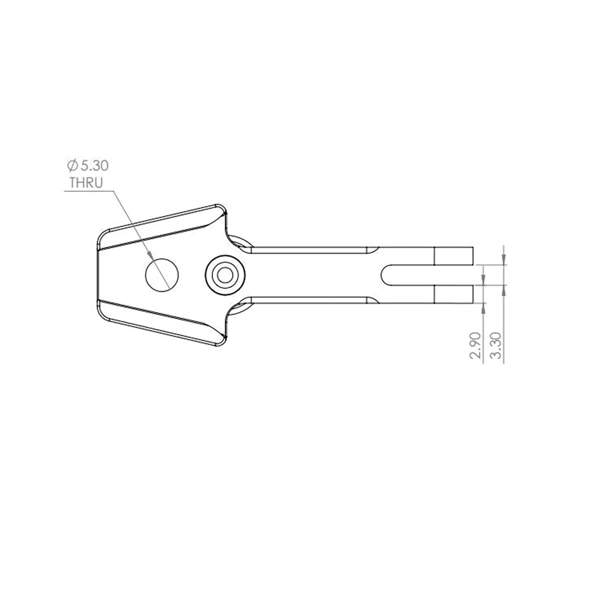 Support pour Eclairage Avant EXPOSURE LIGHTS 3 PRONG Type GoPro - Image 5