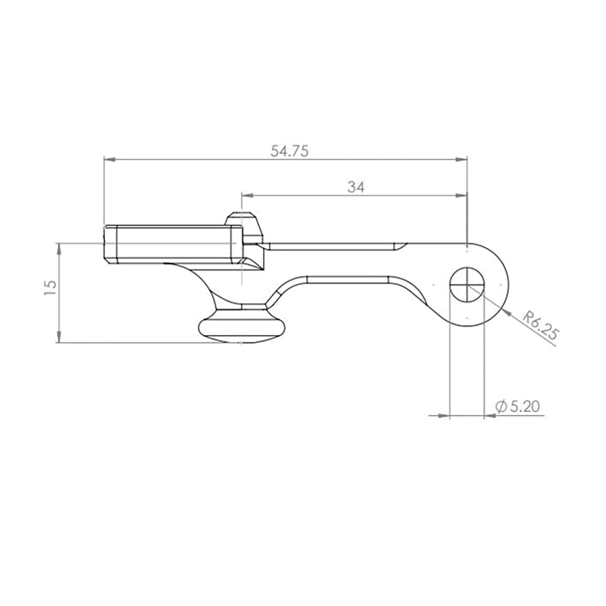 Support pour Eclairage Avant EXPOSURE LIGHTS 3 PRONG Type GoPro - Image 6