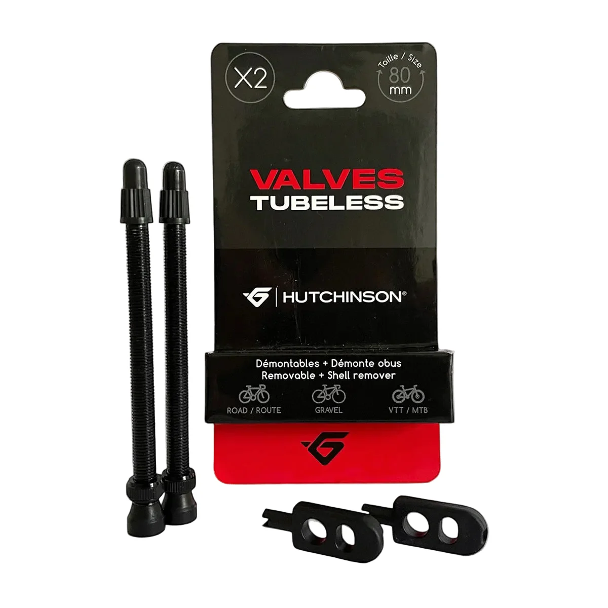 Lot de 2 Valves Tubeless HUTCHINSON - Image 2